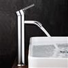 REPLOOD Rubinetto Miscelatore 30cm Lavello Bagno Lavabo Cromato Alto Ottone Cromato Fontana Lavabo a Gambo Lungo Cromo Lucido