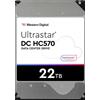 Western digital Hard Disk 3.5 22TB Western Digital Ultrastar DC HC570 SATA SE [0F48155]