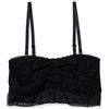 Iris & Lilly Reggiseno a Fascia in Pizzo Donna, Pacco da 2, Nero/Bianco, 44