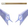 Parama Set da 2pz guarnizioni box doccia sottoporta in PVC per vetro da 6-8mm lunghezza 100cm | Sealify