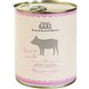 DRCLAUDERS BARF Dr.Clauder's B.A.R.F. Mangine Completo Dog Lattina 800G MAIALE CON PATATE E ZUCCHINE