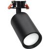 Faretto GU10 da Incasso Orientabile Foro Ø51mm - Nero