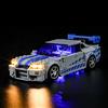 BRIKSMAX Kit di illuminazione a led per LEGO Speed Champions 2 Fast 2 Furious Nissan Skyline GT-R (R34) - Compatible with Lego 76917 Modello di blocchi predefiniti- Non includere il set Lego