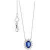 Comete Collana Zaffiro Comete GLB1564