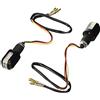 Lampa 90240 Stabilizzatori manubrio con Led, 12V - Nero