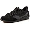 Geox D Myria B, Sneakers Donna, Nero (C9999 Black), 36 EU