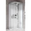 Novellini Glax 2 2.0 R 90x90 Hydro Plus Box Idromassaggio - Colore : Total White - RUBINETTERIA: Miscelatore Meccanico - Altezza Piatto Doccia : h 4.5