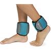 Gaiam Set di pesi per allenamento alla caviglia per donne e uomini con cinghie regolabili, per camminare, corsa, pilates, yoga, danza, aerobica, esercizi cardio (4,5 kg set - 2) pesi da 2,3 kg