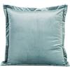 Eurofirany Federa per Cuscino, Cuscino da Divano, Cuscino da Letto, Decorazione da Interni, Elegante, in Velluto, Liscio, Morbido, Verde Mare, 45 x 45 cm, 2