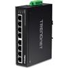 Trendnet - Switch industriale a 8 porte Fast Ethernet L2 DIN-Rail
