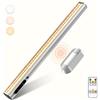bravzurg Luce LED Sottopensile, 4000mAh Lampada da Scrivania Senza Fili con Telecomando e Magnetica, Luci Tavolo Ricaricabile per Cucina, Specchio Bagno, Muro, Armadio, Mensola, Monitor, Parete
