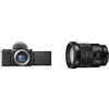 Sony Alpha ZV-E10 | Fotocamera Vlog con obiettivo intercambiabile mirrorless APS-C & E PZ 18-105mm f/4.0 G Obietto Zoom, APS-C, SEL18105G