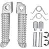 Yuecoom Pedale del motociclo, pedana poggiapiedi, pedana poggiapiedi in metallo da corsa moto, pedaliera adatta per R1 R6 MT09 MT07 R3 R15 R25 FZ1 FZ6 YZF600 YZF1000