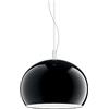 IGUZZINI Zurigo iGuzzini, design Luigi Massoni, lampada a sospensione LED, cavo di sospensione 2000mm, dotata di basetta per fissaggio a soffitto, corpo in PMMA, Ø40, Colore Nero