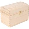 Creative Deco Grande Scatola con Coperchio Arrotondato e Serratura 25 x 15 x 17 cm