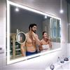 FORAM Personalizza Controluce specchio per bagno con luce LED - 140x80cm - su Misura - moderno specchi con illuminazione, retroilluminato L01