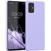 kwmobile Cover per Samsung Galaxy A71 Custodia - Back Case per Smartphone in Silicone TPU - Protezione Gommata - lavanda