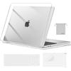 MOSISO Custodia Compatibile con MacBook Pro 13 Cover M2 M1 Chip 2025-2016 A2338 A2289 A2251 A2159 A1989 A1706 A1708, Case per MacBook Pro 13,3 Pollici&Copritastiera&Pellicola&Borsa, Crystal Clear