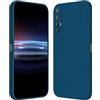 RankOne Custodia per OPPO Find X2 Neo (6.5 Inches) Cover Morbida in Silicone TPU - Blu zaffiro