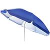 fondosub Ombrellone Spiaggia Nylon Protezione UV 180 cm Inclinabile Blu Marino