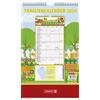 BRUNNEN Calendario mensile Graphics 2024, 1 pagina = 1 mese, 25 x 41,5 cm, bianco