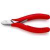 KNIPEX Tronchese laterale per elettronica con cerniera, 77 01 115 SB