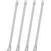 Lahviuu Verticale Bacchetta Cieca,4 pcs 12 pollici Bacchette per Tende Bacchetta Magica di Ricambio Veneziana Asta Tenda Rod Opener Trasparente Inclinabile Bacchetta con Gancio e Maniglia