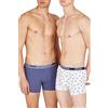 Emporio Armani 3-Pack Boxer Core Logoband, Boxer Shorts Uomo, Marina/Bianco/Denim, M