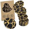 MySweetStitch - 10 x FreeStyle Libre 1 & 2 cerotti sensore, Overpatch rotondo Ø 65mm, con foro di ventilazione, cerotto impermeabile, traspirante, Savannah