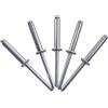 Marcopol Confezione da 50 rivetti ciechi 5,0 x 25 mm, testa a cupola aperta, rivetti a scatto, DIN 7337, rivetti in acciaio e mandrino in acciaio (50, 5,0 x 25 mm)