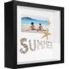 sunmeg Cornice 3D Profonda Cornice 25 x 25 cm Cornici per Foto per Oggetti fino a 3 cm- Cornici di Forma Quadrata da Hppendere a Parete o da Scrivania