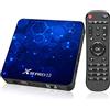 IDEALROYAL Android 12.0 Smart TV Box, RK3318 Quad-Core 64bit Cortex-A53 2GB RAM 16GB ROM, Support 4K 3D 2.4/5.0GHz WIFI BT5.0 10/100M Ethernet HDMI 2.0 H.265 HDR