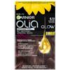 Garnier Olia Glow tinta permanente con olio per capelli 60 g Tonalità 5.12 rainbow brown per donna