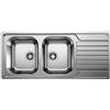 BLANCO lavello 2 vasche + gocciolatoio BLANCODINAS 8 S 1328107 - 1328107
