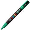 UNI MITSUBISHI Marcatore a base d'acqua Uni Posca PC3M - punta fine da 0,9mm a 1,3mm - verde - Uni Mitsubishi (unità vendita 1 pz.)
