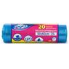 LOGEX PROFESSIONAL Sacchi per immondizia - 50x60 cm - 35 L - 9 micron - azzurro trasparente - Logex Professional - rotolo da 20 sacchetti (unità vendita 1 pz.)