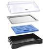 Hendi Vassoio Con Piastra Refrigerante Rolltop - Gastronorm 1-1 Set Completo 555x357x(h)175mm 424186