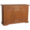 Biscottini Madia legno massello 155x45x105 cm | Credenza vintage | Spaziosa madia soggiorno | Credenza soggiorno e cucina | Credenza legno massello