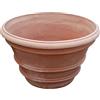 Biscottini Vasi terracotta grandi per piante 116x70x116 cm Made in Italy | Vaso grande da esterno artigianale
