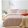 furn. The Linen Yard Hebden, set copripiumino in cotone a righe miste, 137 x 200/50 x 75