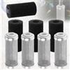 WiDream 8 Pezzi Filtro a Rete per Acquario, Filtro per Gamberetti, Filtro per Acquario in Acciaio Inossidabile, per Acquari, Allevamenti Ittici Tropicali, Stagni Koi