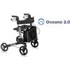 Rollator con Sedile in Tessuto Oceano 2.0 - RP545 - Moretti