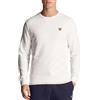 Lyle & Scott Uomo Felpa Girocollo Lavata Bianco L
