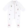 Chicco Tutina con apertura frontale, Pigiamino per bambino e neonato Bimba 0-24, Bianco, Prematuro