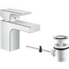hansgrohe Vernis Shape Miscelatore monocomando lavabo 70 con saltarello, cromo, 71560000