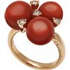 Chantecler Anello Cherie corallo rosso