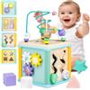 Airlab Giochi Bambini 1 Anno Cubo Gioco in Legno Bambino Bambina 1 2 3 Anni