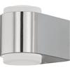 Eglo BRIONES Lampada da Parete, in Alluminio, 3 W, in Acciaio Inox