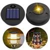 Akynite Luci Solari di Ricambio 7 cm per Lanterna da Giardino, Luce Calda, 1.2V 600mAh, IP44 Lampada Solare di Ricambio, Ricambi Luci Solari Esterno per Lanterna Solare da Giardino, set di 2