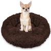 SPRINGOS Cuccia per cani, rotonda, in pelliccia sintetica, confortevole, con fondo antiscivolo, 40 cm